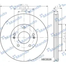 Диск тормозной передняя ось 275x26x47 4 вентилируемый HYUNDAI В ЗАКАЗ ДВА MANDO MBC030199