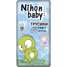 Трусики-подгузники Nihon Baby 5XL 12-17 кг (38 шт)