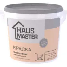 Краска HAUS MASTER интерьерная белая матовая 5л (7,0 кг)