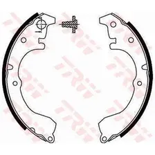 Тормозные колодки барабанные TRW GS8287