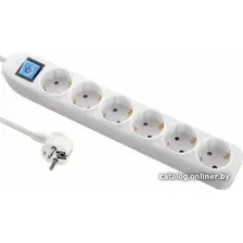 Удлинитель Electraline 62172 (5 м, белый)