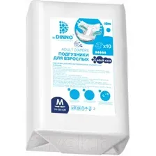 Подгузники для взрослых Dr.Dinno Standart Plus M (10шт)