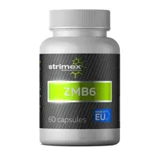 Витамины Цинк, Магний, Витамин Б6 Strimex ZMB6 60 капсул