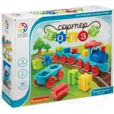 Настольная игра Bondibon Логическая игра. Поезд-сортер / ВВ3796