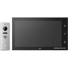 Комплект видеодомофона CTV DP4106AHD (черный)