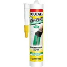 Герметик SOUDAL EXPRESS акриловый белый, 280мл