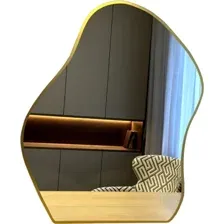 Зеркало EMZE 76x92 UV.NF.CLOUD.76.92.AUR (золотистый с УФ-окантовкой)