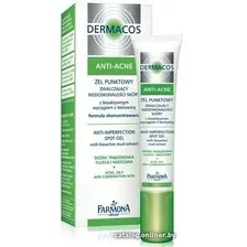 Гель для лица Farmona Гель Dermacos Anti-Acne устраняющий проблемы кожи 15 мл