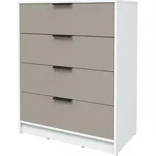 Комод Интерлиния Концепт КТ-К80 Глосс (белый платинум/луна)