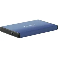 Бокс для накопителей 2.5" Gembird EE2-U3S-3-DB (синий)