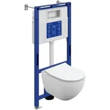 Унитаз подвесной Cersanit Brasko Smart DPL EO Slim + Aqua 50 Prime М LP 69315