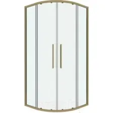 Душевой уголок Grossman Cosmo 100x100x195 301.K33.02.1010.32.00 (золото сатин/прозрачное стекло)