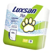 Пеленки для животных Luxsan Premium Gel, 60х60 см, 10 шт