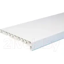 Подоконник АНВ ПВХ стандарт с заглушкой 150x1800 (белый)