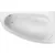 Ванна Cersanit Joanna 150x95 R 63337 (с каркасом, экраном и сифоном Prime черный)