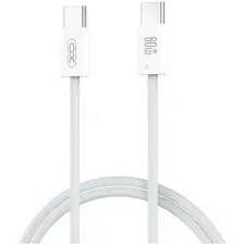 Кабель XO NB-Q273 USB Type-C - USB Type-C (1 м, белый)
