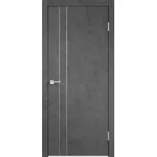 Межкомнатная дверь Velldoris Techno М2 80x200 (муар темно-серый)