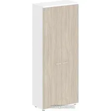 Шкаф распашной Norden SG.824.WH.OD (белый/дуб темный)