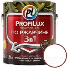 Грунт-эмаль Profilux По ржавчине 3в1 (1.9кг, белый)