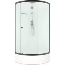 Душевая кабина Domani-Spa Simple 99 Mid 90x90 DS01Sm99MWM00.Gt-V1.2-Black