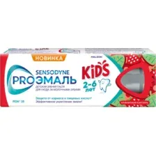 Зубная паста Sensodyne ProЭмаль Kids Клубничный коктейль (50мл)