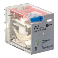 Реле промежуточное EKF Averes rpat-22-3-24DC