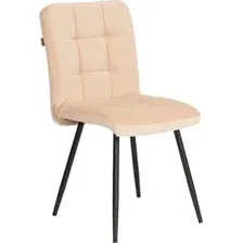 Стул Tetchair Medeo велюр (молочный/черный)