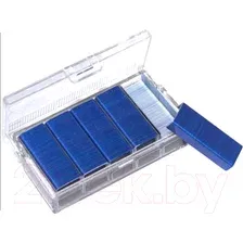 Скобы канцелярские Kangaro 24/6 800 шт (синий)
