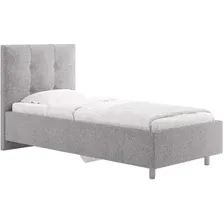 Кровать Сонум Caprice 90x200 (кашемир светло-серый)