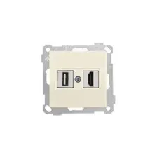 Розетка HDMI Mutlusan 2100-458-0102 (слоновая кость)