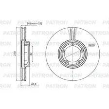 Тормозной диск PATRON PBD1357