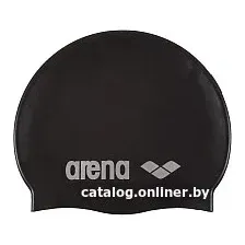 Шапочка для плавания ARENA Classic Silicone Cap 91662 55 (black/silver)