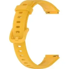 Силиконовый ремешок Rumi для Huawei Band 7 (желтый)