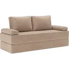 Бескаркасный диван Mebel-Ars Бруклин (бежевый кордрой)