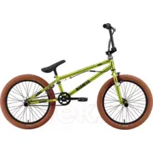 Велосипед STARK Madness BMX 2 2025 (ярко-зеленый/черный/песочный)