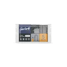 Губки бытовые SMARTI Black 5 штук