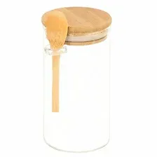 Банка для сыпучих продуктов Mon ami Glassy, GL22-12, 10х20 см