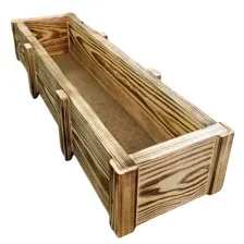 Кашпо KraftHouse Балконный ящик 15x9x52 / 2044638951431 (обожженный)