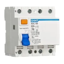 УЗО CHINT NXL-63 3P+N 63A тип A 30mA 6kA (280787)