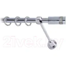 Карниз для штор Lm Decor Имидж 116 1р гладкий 25мм (хром, 4м)
