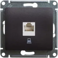 Розетка компьютерная Schneider Electric Glossa GSL000881K (шоколад)