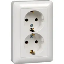 Розетка Systeme Electric Хит RS16-236-B (белый)