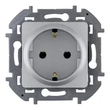 Розетка Legrand Inspiria 673772 (алюминий)
