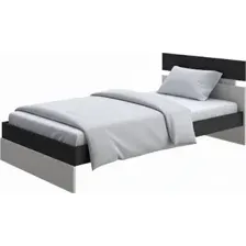 Кровать PROxSON Milton 80x190 (черный/дуб шамони светлый 124)