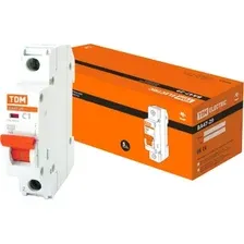 Автоматический выключатель TDM ВА47-29 1Р 1А 4,5кА х-ка С SQ0206-0065