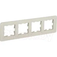 Рамка для выключателей и розеток IEK Brite BR-M42-G-41-K98 (песчаный)
