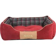 Лежак Scruffs Highland 932084 (красный)