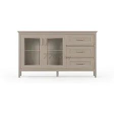 Тумба BRW Classic KOM2W3S Глиняный серый 158х41х93 см