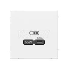 Розетка USB скрытая SYSTEME ELECTRIC ArtGallery белая GAL000127