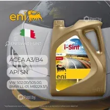 Масло моторное синтетическое ENI i-Sint 5W-40, 5л ENI ENI5W40ISINT5
